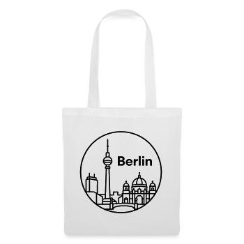 Berlin - Stoffbeutel - Weiß - Vorne