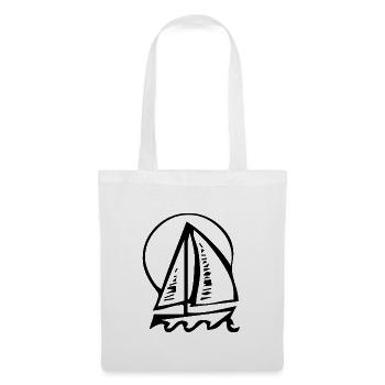 Voile - Sac en tissu - blanc - Devant