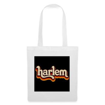 Harlem Retro Logo 70s - Tote Bag - white - Front
