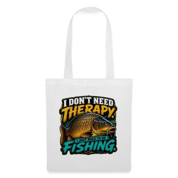 Common Carp Fishing Funny Angler - Tote Bag - white - Front