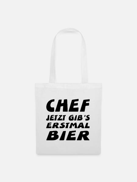 Chef - Stoffbeutel - Weiß