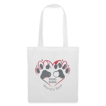 Best Dog Mom in the World – Mother's Day Gift - Tote Bag - white - Front