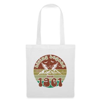 65e anniversaire Légende vivante depuis le VIN 06/1961 - Sac en tissu - blanc - Devant