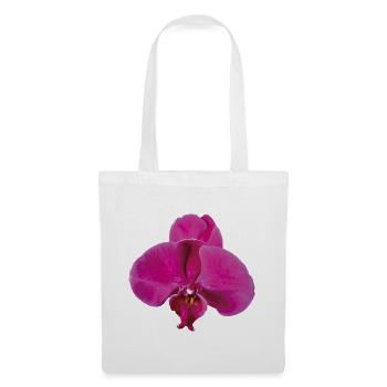 Vivid_Pink_Phalaenopsis_Noth_Orchid_Bloom - Sac en tissu - blanc - Devant