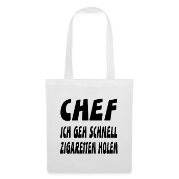 Chef - Stoffbeutel - Weiß - Vorne