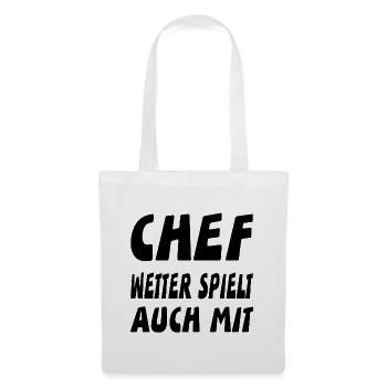 Chef - Stoffbeutel - Weiß - Vorne