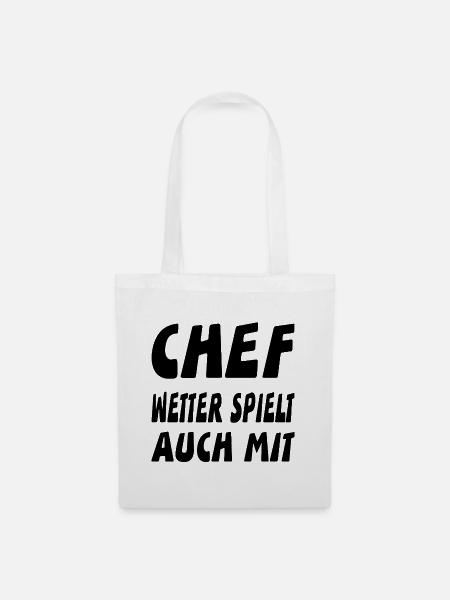 Chef - Stoffbeutel - Weiß