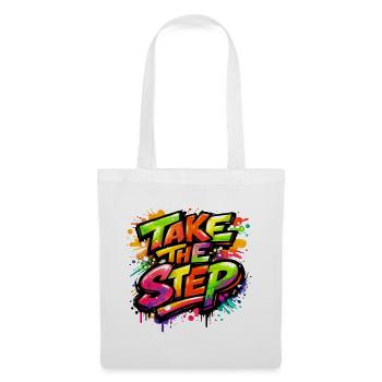 Take_the_Step - Tote Bag - white - Front
