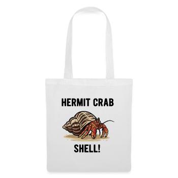 Bernard-l'ermite Shell Hermit Crab - Sac en tissu - blanc - Devant