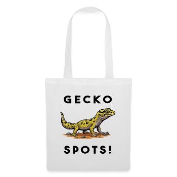 Gecko Leopard Bask Lizard Terrarium - Tote Bag - white - Front