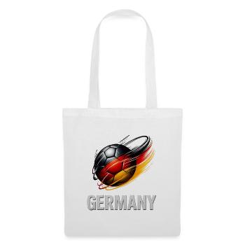 Germany Flame Kick Football - Tote Bag - white - Front