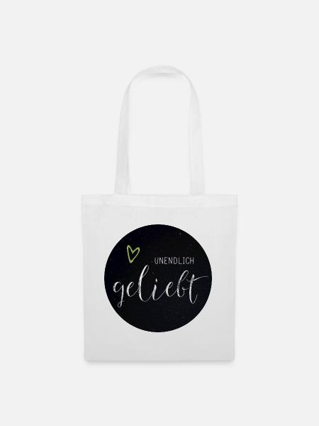 Unendlich Geliebt - Stoffbeutel - Weiß