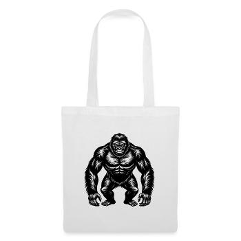 Gorilla - Stoffbeutel - Weiß - Vorne