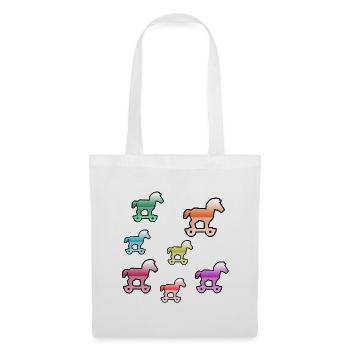 horses - Tote Bag - white - Front