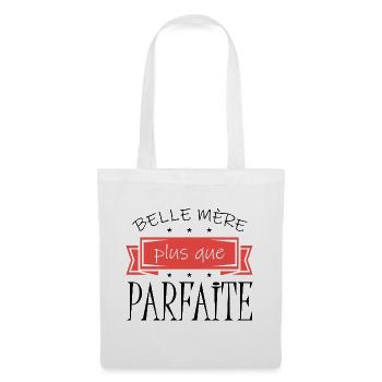 Belle-mère plus que parfaite Cadeau Famille - Sac en tissu - blanc - Devant