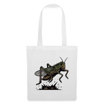 Insecte Criquet Grasshopper Jump Hop Tattoo - Sac en tissu - blanc - Devant