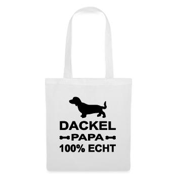 Dackel - Stoffbeutel - Weiß - Vorne