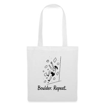 Minimalist Bouldering Line Art Women's Shirt - Tote Bag - white - Front