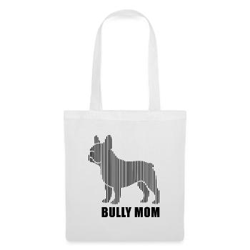 Bully Mom – French Bulldog Silhouette - Tote Bag - white - Front