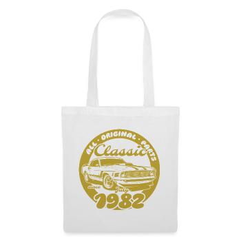44e anniversaire - Classic Musclecar 07/1982 - Sac en tissu - blanc - Devant