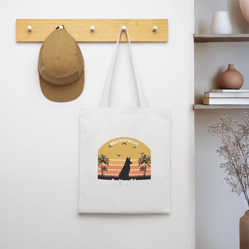 Exécution de mots de repère Sac en tissu