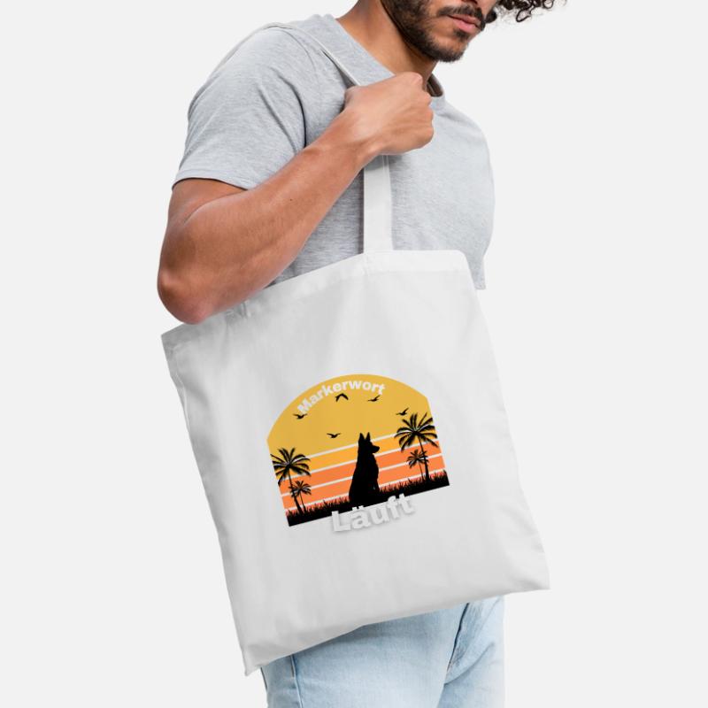Exécution de mots de repère Sac en tissu