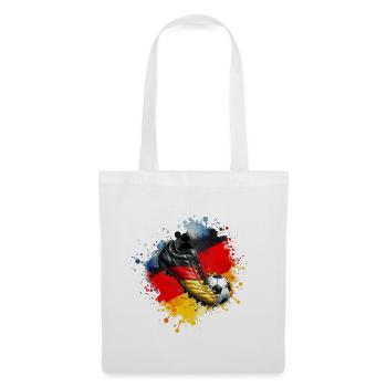 Fußball - Deutschland - Stoffbeutel - Weiß - Vorne