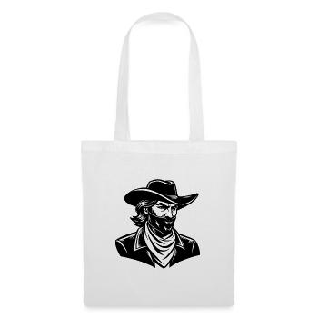 Cowboy-Bandana - Stoffbeutel - Weiß - Vorne