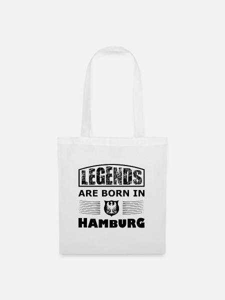 Hamburger Fans im Norden - Stoffbeutel - Weiß