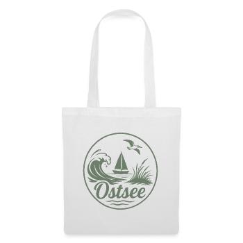 Baltic Sea Wave Ship Sailboat Coasts Love - Tote Bag - white - Front
