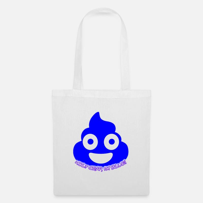 Blue Poop Glow - Stoffbeutel - Weiß