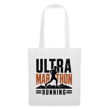 Course d’ultramarathon en détresse - Sac en tissu - blanc - Devant