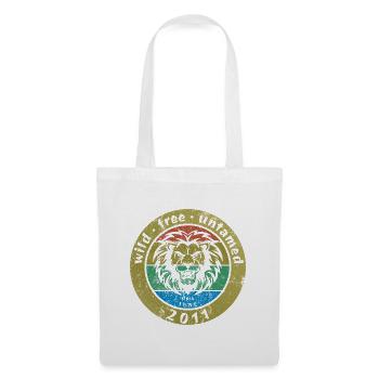 15. Geburtstag Sauvage, libre et indompté depuis 06/2011 - Sac en tissu - blanc - Devant