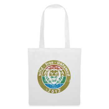 14. Geburtstag Sauvage, libre et indompté depuis 06/2012 - Sac en tissu - blanc - Devant