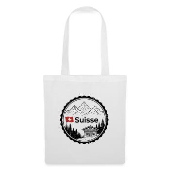 Suisse Suisse Suisse Souvenir - Sac en tissu - blanc - Devant