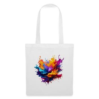 Paint Splash Explosion - Tote Bag - white - Front