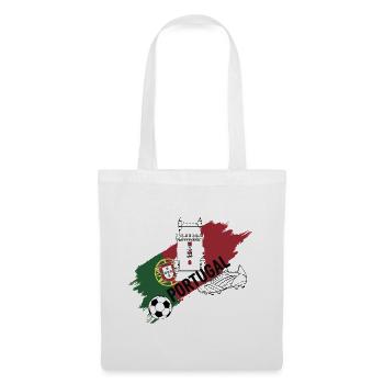 Portugal Football Maillot Supporter Soccer Foot - Sac en tissu - blanc - Devant