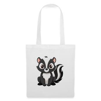 Baby Skunk - Tote Bag - white - Front