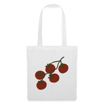 Tomato Cluster on Vine Design - Tote Bag - white - Front