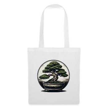 Bonsai Zen Circle - Tote Bag - white - Front