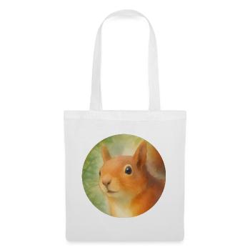 Watercolor style squirrel - Tote Bag - white - Front