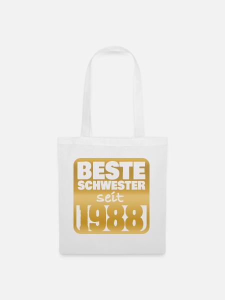 1988 - Stoffbeutel - Weiß