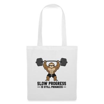 Gym Sloth Workout - Tote Bag - white - Front
