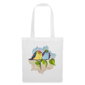 Colorful birds - Tote Bag - white - Front