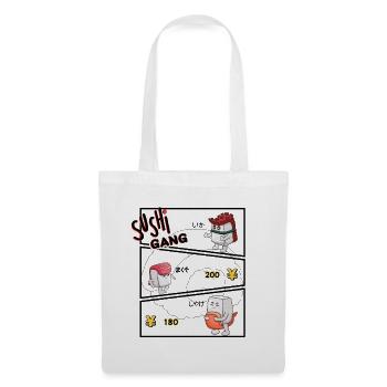 Sushi Gang Comicfiguren - Stoffbeutel - Weiß - Vorne