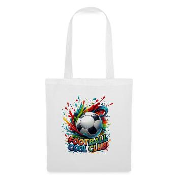 Football Cool Club Couleurs éclatantes - Sac en tissu - blanc - Devant