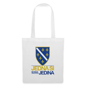 Jedna si Jedina Bosna i Hercegovina - Stoffbeutel - Weiß - Vorne