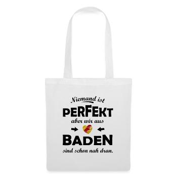 Herz der Verbindung Baden - Stoffbeutel - Weiß - Vorne