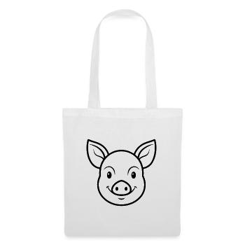 piglet - Tote Bag - white - Front
