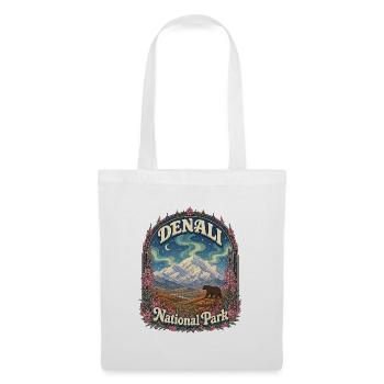 Denali National Park USA Alaska Hiking Vintage - Tote Bag - white - Front